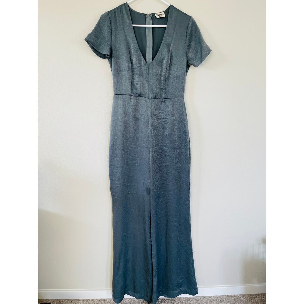 Show Me Your Mumu Green Brianna Jumpsuit (Size Small)